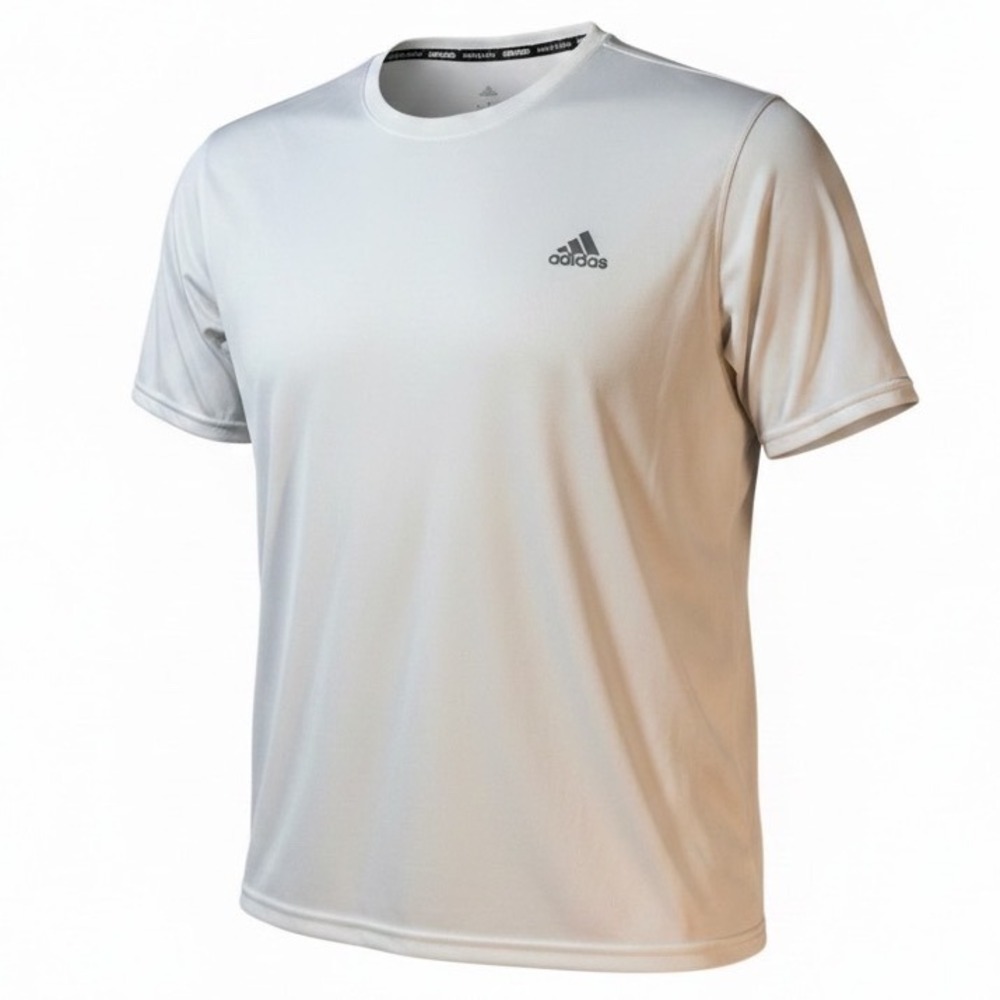 Adidas Climalite White Short Sleeve Athletic T-Shirt Men's XL Moisture Wicking‎